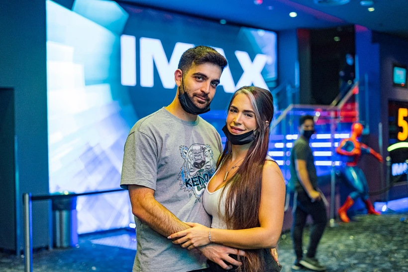 אורין ג׳ולי ובן זוגה. צילום: אמיר יעקובי