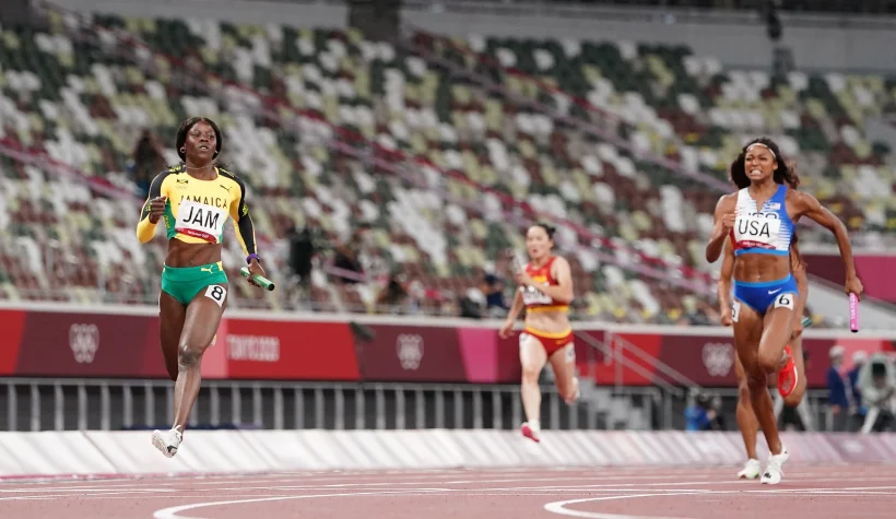 ריצת 100X4 נשים טוקיו אולימפיאדה