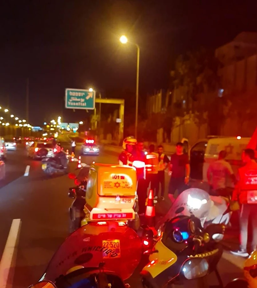 תאונת אופנוע בכביש 20 (איילון)