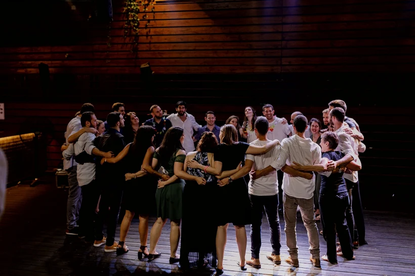 נאור מרציאנו מתקלט בחתונה