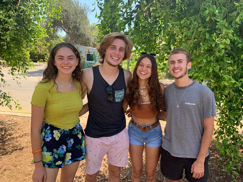 מימין לשמאל: בראד, אור, חוליאן, רותם. קרדיט צילום: דורון משה, מנהל מיזם הללויה