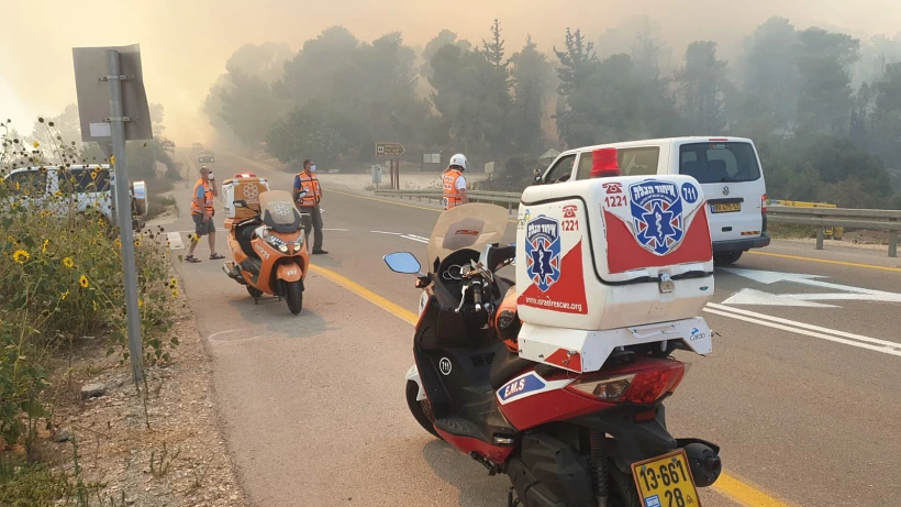 שריפה בהרי ירושלים