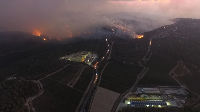 שריפה, הרי ירושלים