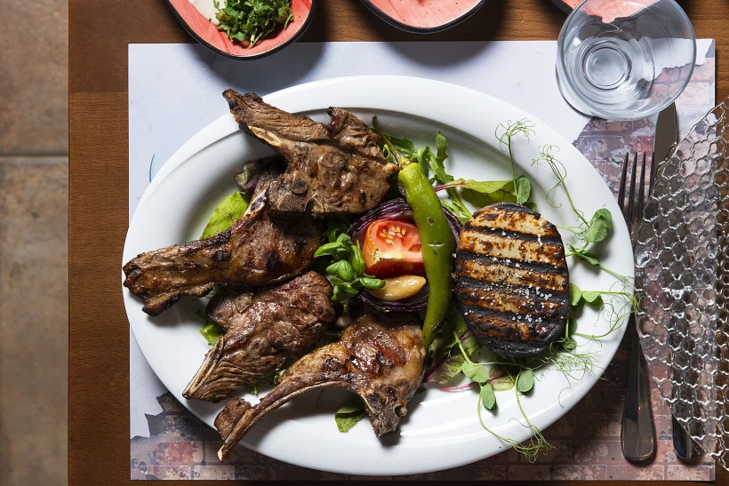 מנת בשר מסעדת סדפה