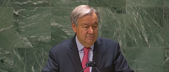 מזכ''ל האום אנטוניו גוטרש