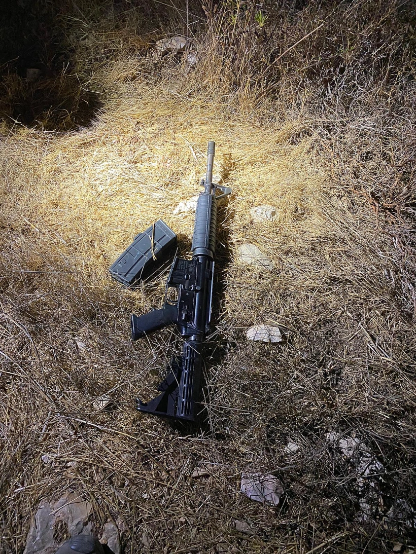 אמצעי לחימה שנמצאו בכפר בידו הלילה