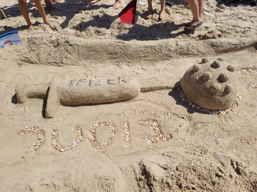 תחרות הפיסול בחול בגן הלאומי פלמחים