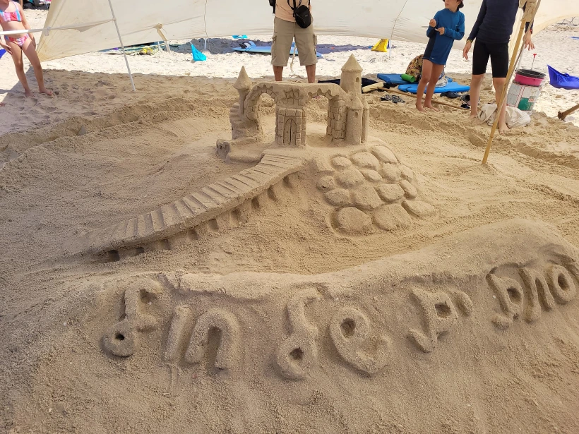 תחרות הפיסול בחול בגן הלאומי פלמחים