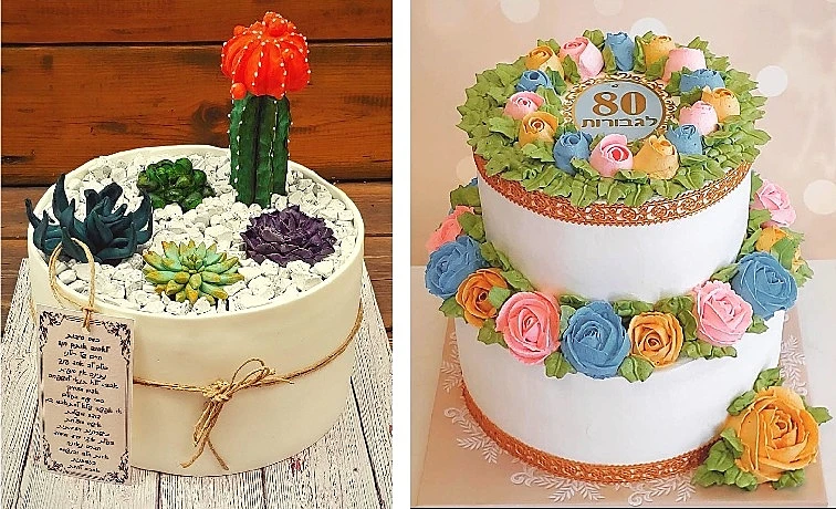 עוגות מעוצבות ע''י נורית גבאי מתוק בלב