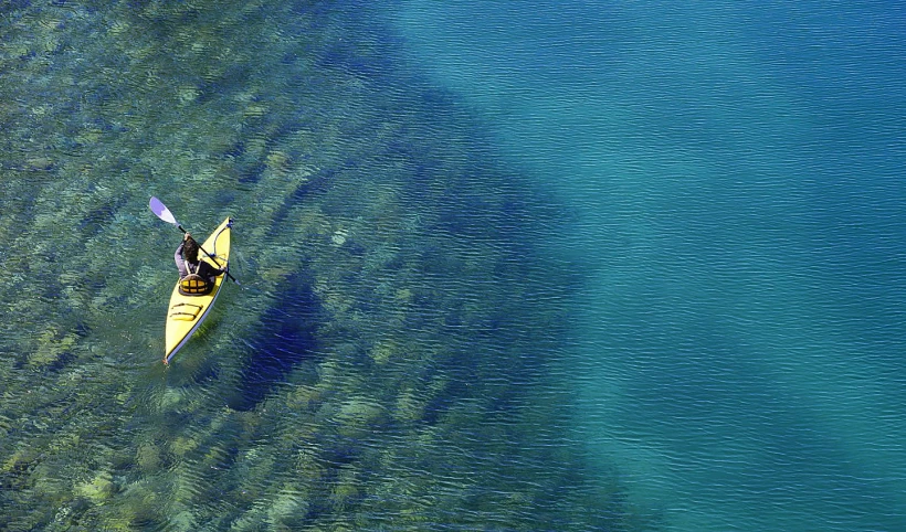 Kayaking Patagonia Lake Barilo