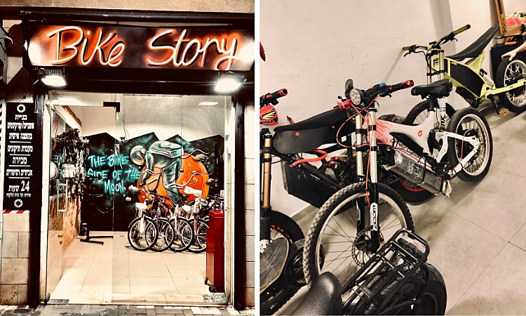 עיצוב האופניים אצל bike story