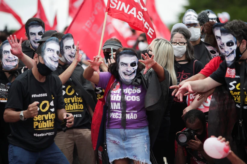 הפגנות כנגד הנשיא בברזיליה