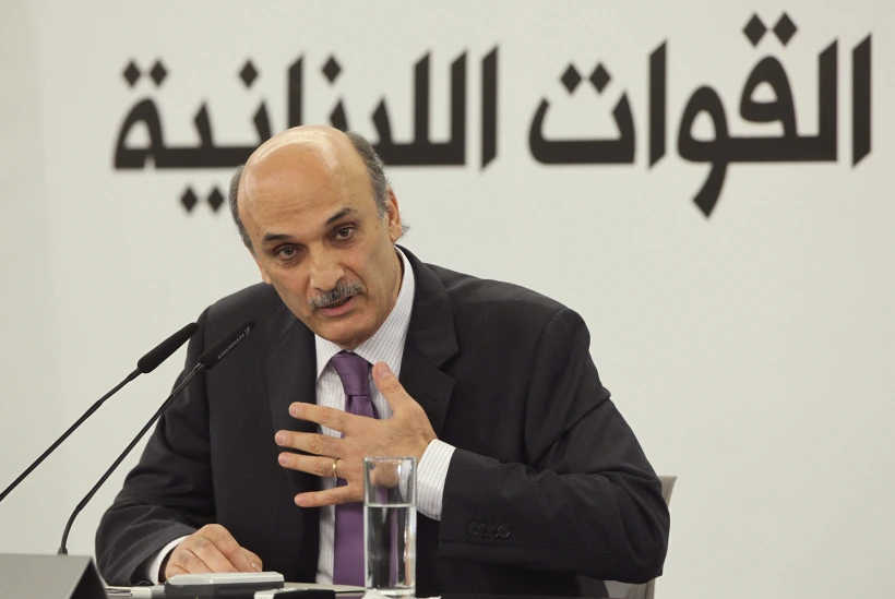 סמיר ג'עג'ע, מנהיג מפלגת ''הכוחות הלבנונים'' הנוצרית