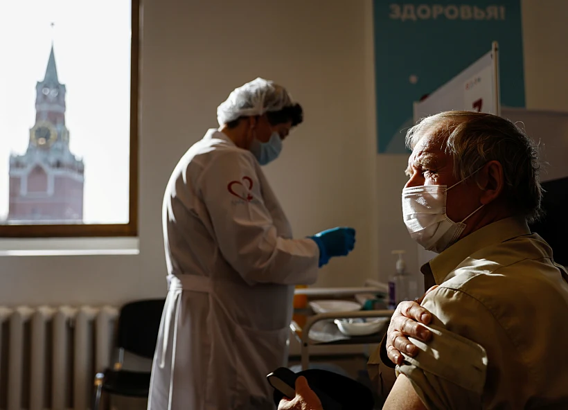 חיסונים נגד קורונה במוסקבה
