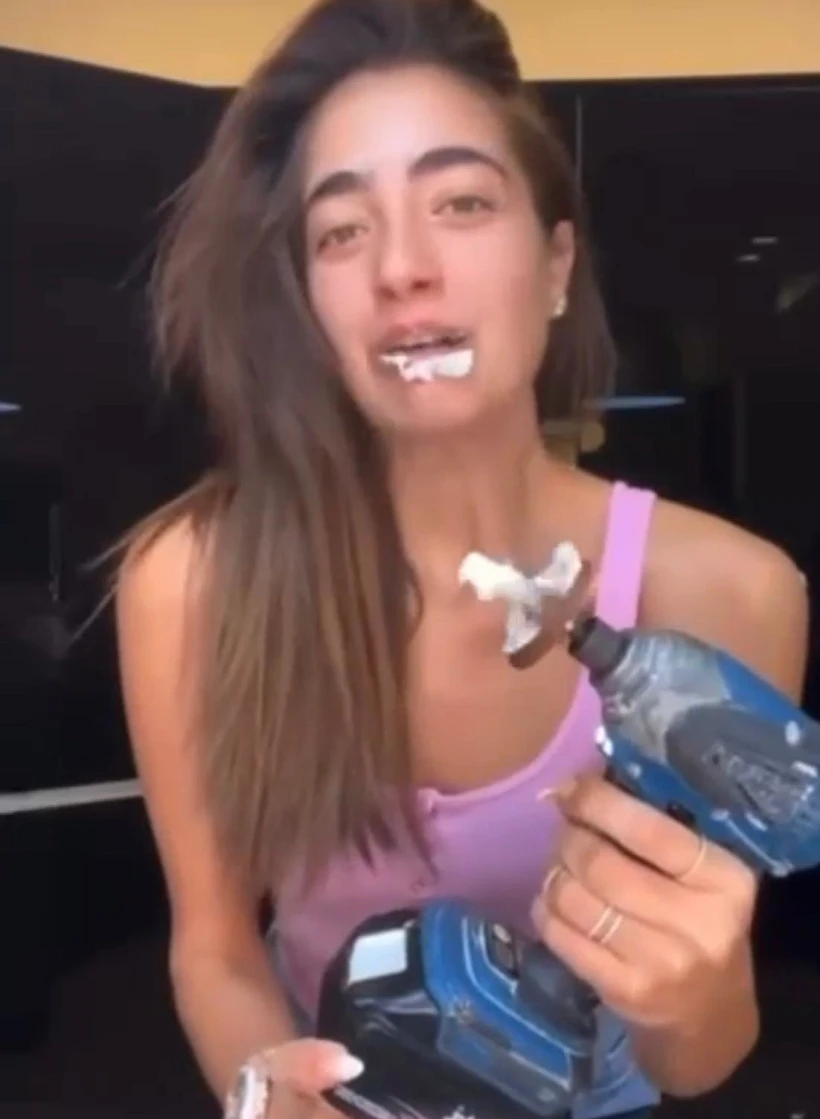 נטע ברזני בסרטון המקדחה