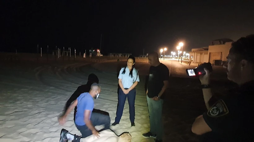 החשוד מחוף אשקלון משחזר את פרטי המקרה