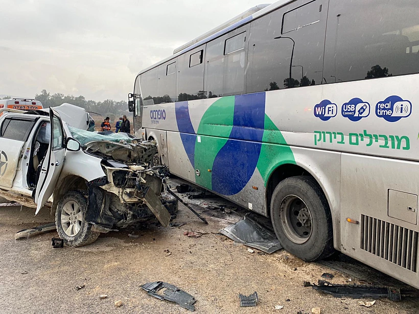 זירת האירוע כביש 71 בית השיטה