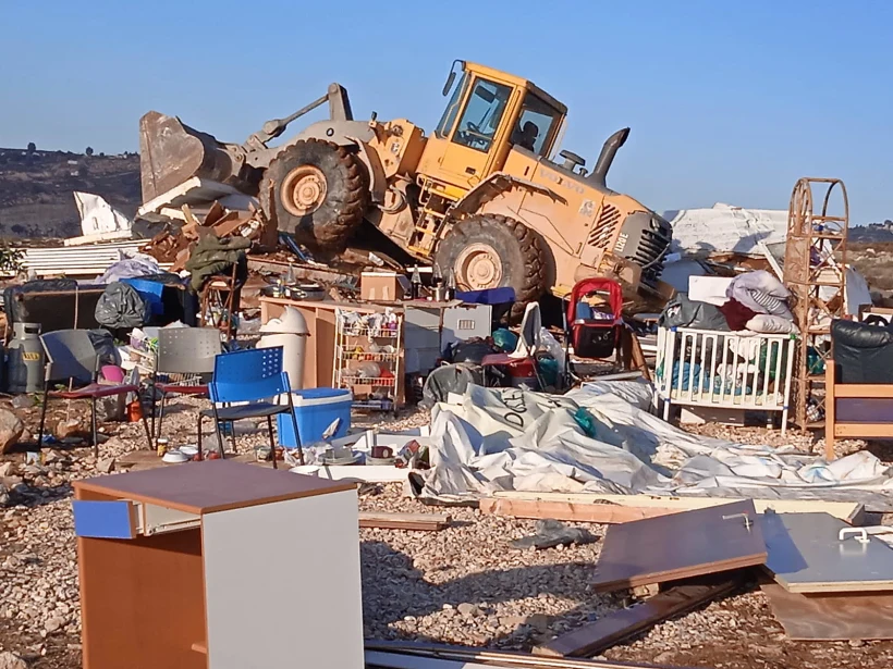 פינוי המאחזים גאולת ציון ורמת מגרון