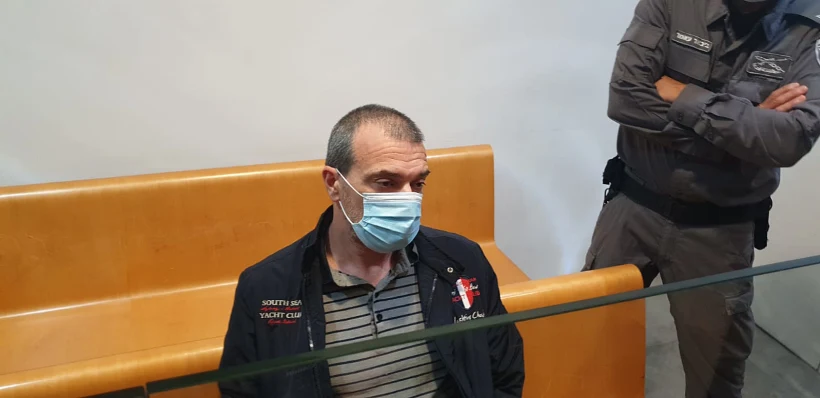 החשוד אדוארד קצ'ורה בבית המשפט