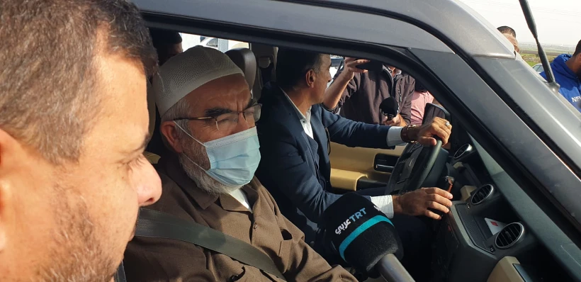 ראאד סלאח לאחר ששוחרר באום אל-פחם