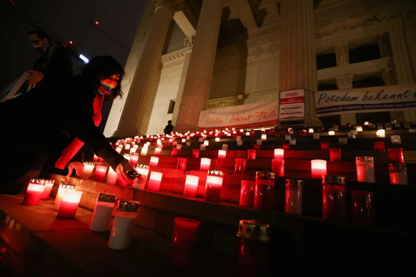 הפגנה נגד ההגבלות בגרמניה