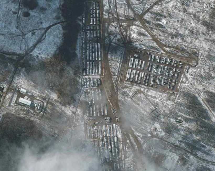 כוחות צבא רוסיים בגבול אוקראינה