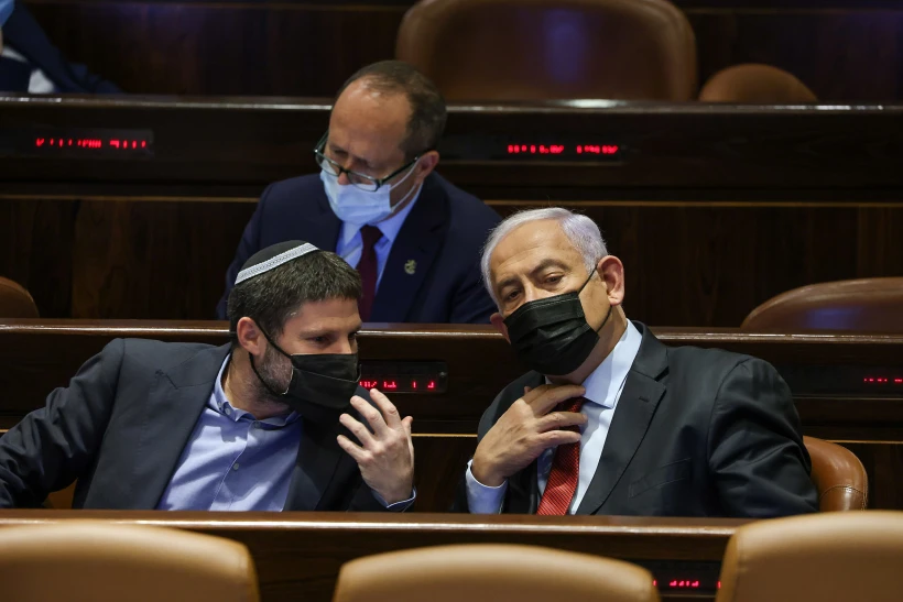 בנימין נתניהו ובצלאל סמוטריץ'