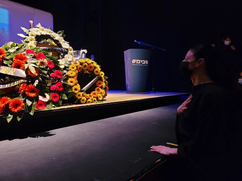 שרת התחבורה מרב מיכאלי בטקס האשכבה ליורם טהרלב