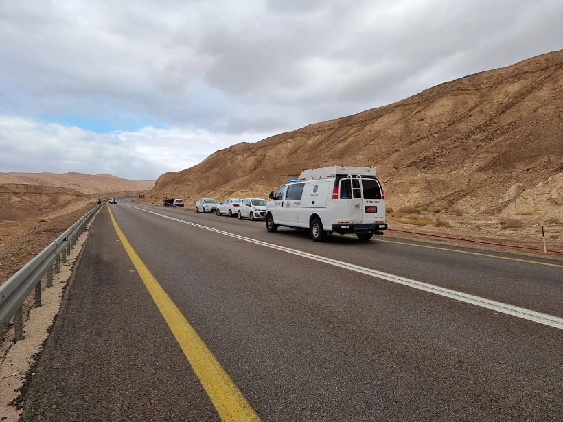 זירת הרצח בירידות לצומת הערבה