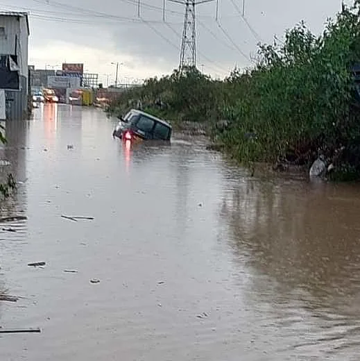 רכב שנתקע בכפר קאסם ועבר חילוץ