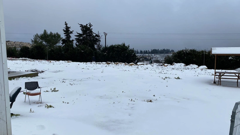 שלג בנווה אילן