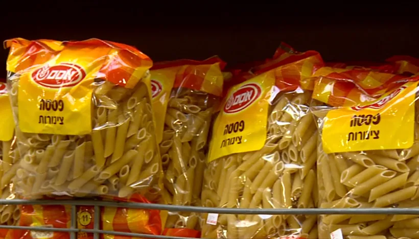 פסטה אסם על המדפים בסופרמרקט