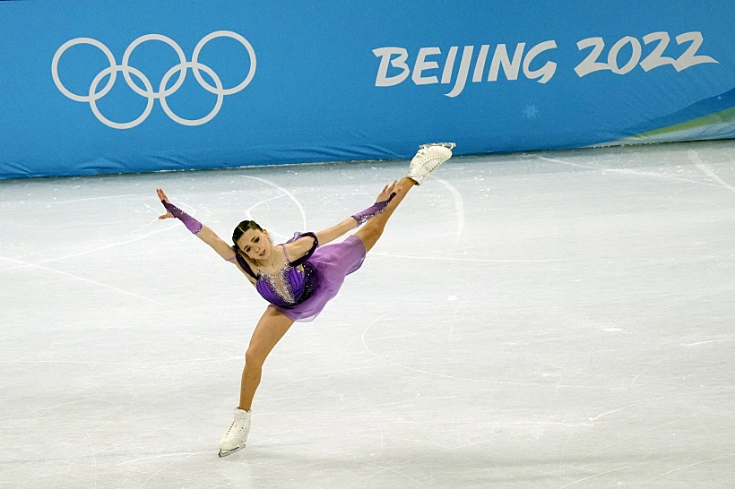 קמילה ולאייבה מתחרה מאוליפיאדת החורף בבייג'ינג