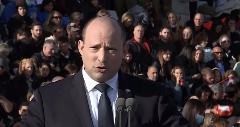 רה''מ נפתלי בנט בנאומו בטקס סיום קורס קצינים בבה''ד 1