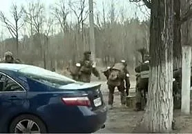 כוחות רוסיים בשדה התעופה ''אנטונוב'' - כ-25 ק''מ ממרכז הבירה קייב