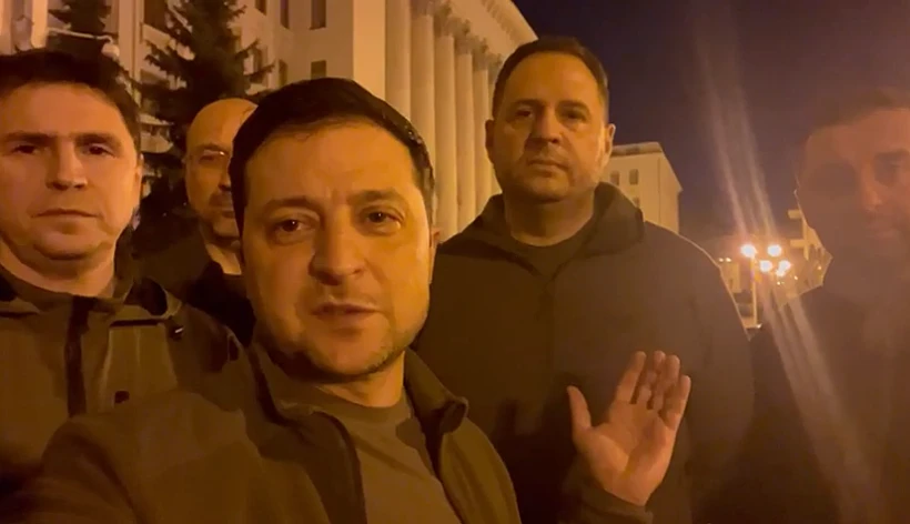 צילום מהסרטון שפירסם זלנסקי