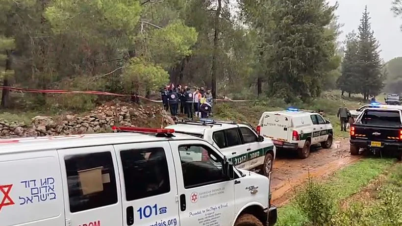 זירת התרסקות המטוס הקל בהרי יהודה