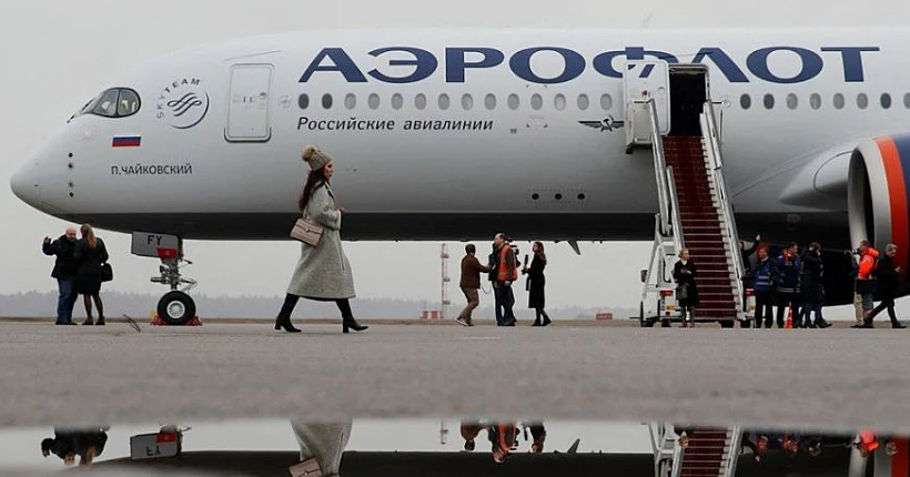 מטוס של חברת ''ארופלוט'' הרוסית