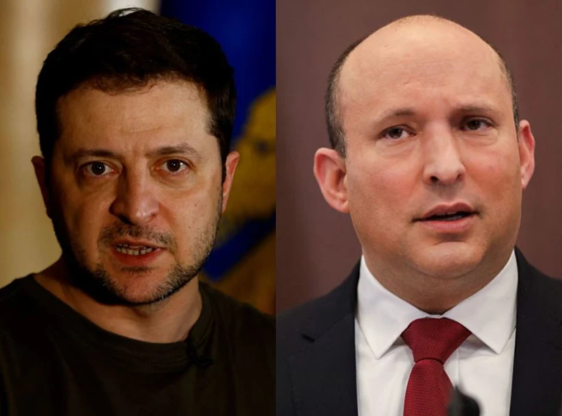 נפתלי בנט וזלנסקי