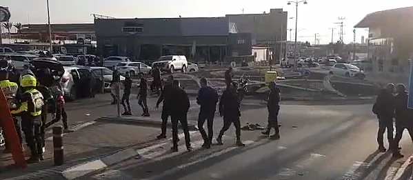 זירת הפיגוע בבאר שבע