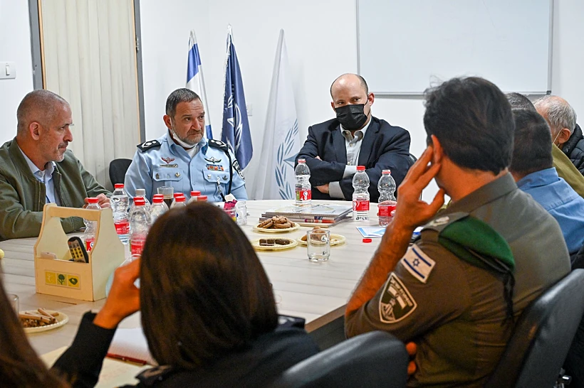 רה''מ נפתלי בנט בהערכת מצב אחרי הפיגוע בחדרה