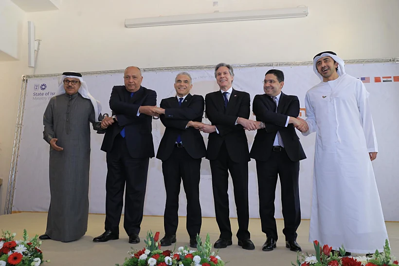 שרי החוץ בפתיחת פסגת הנגב