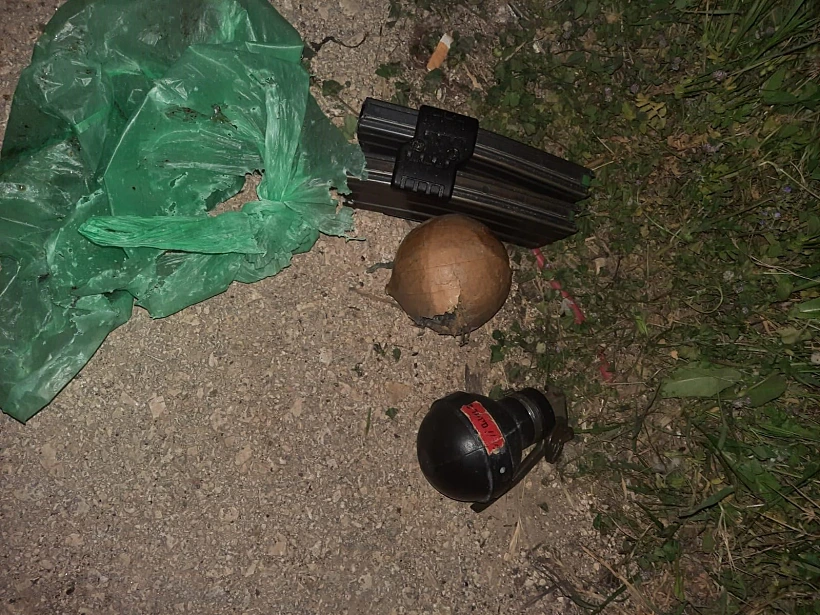 תחמושת שנתפסה אצל המחבלים בתום הקרב בין טולכרם לג'נין