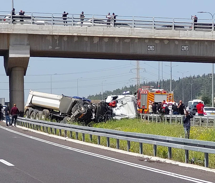 תאונה במחלף נצרת