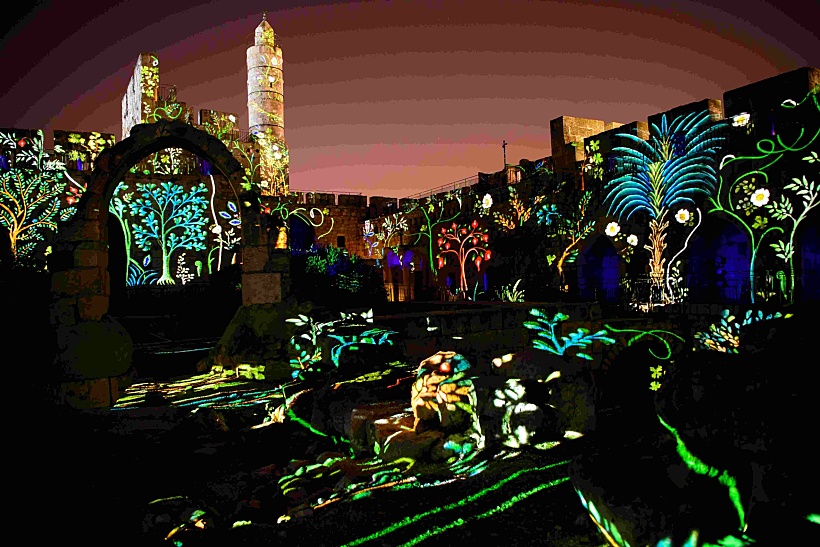 David Tower Light Show