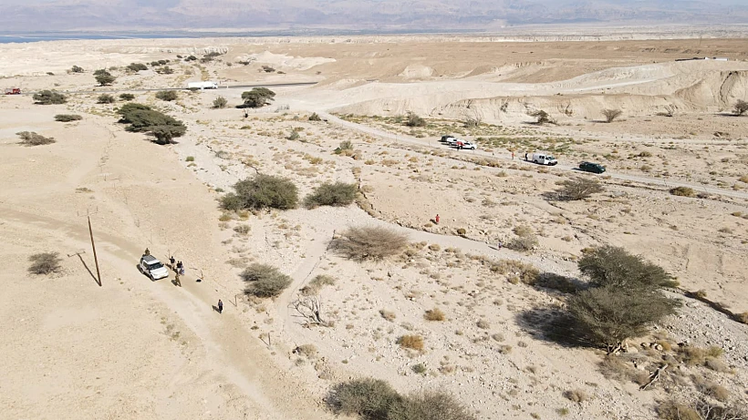 חילוץ הילדות משדה המוקשים בנחל תמר