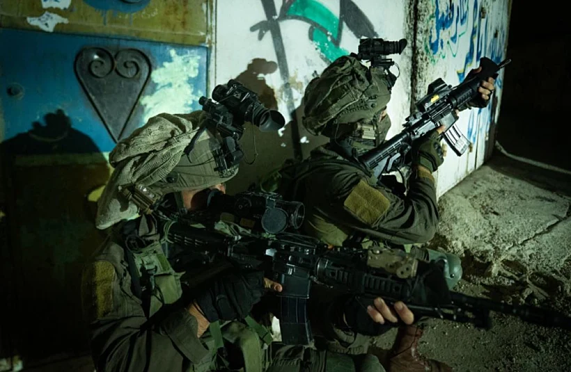 חיילי צה''ל במהלך פעילות ביהודה ושומרון