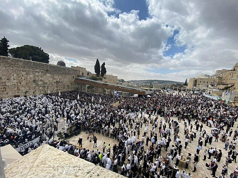 ברכת הכהנים בכותל המערבי