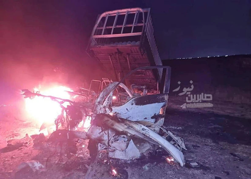 אתר השיגור בשטח עיראק