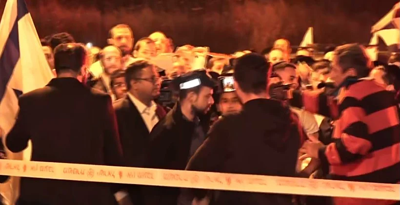 זירת הפיגוע באלעד